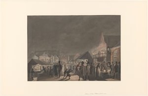 Kermis op de Botermarkt te Amsterdam, 1810