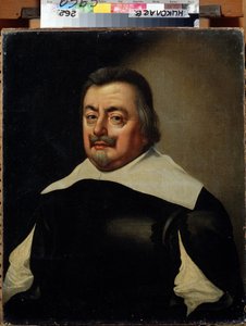 Portret van een man met harnas door Jan Anthonisz. van Ravesteyn
