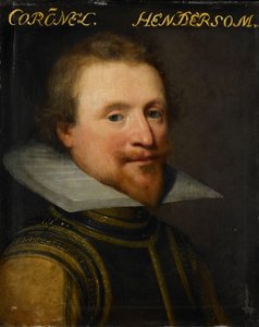 Portret van Sir Robert Henderson van Tunnegask, kolonel van de Schotse Garde