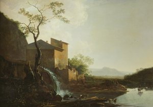 Landschap met Watermolen