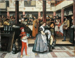 Sint-Jansfeest door Jan August Hendrik Leys