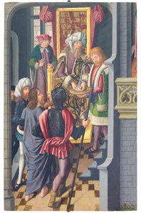 Christus voor Pontius Pilatus door Jan Baegert