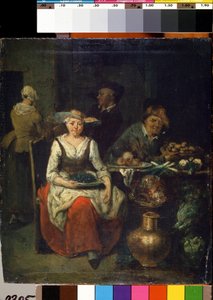 Bij de groenteboer