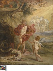 Nederlands: Apollo en Python Apollo en Python door Jan Boeckhorst