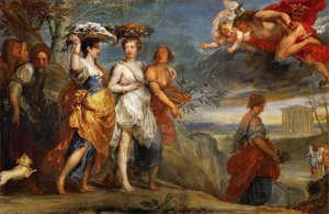 Mercurius ontmoet Herse