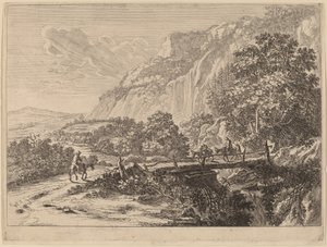 De Houten Brug bij Sulmona, nabij Tivoli door Jan Both