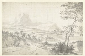 Zuidelijk berglandschap door Jan Both