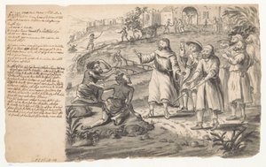Christus geneest bezetenen door Jan Brandes
