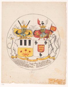 Ontwerp voor alliantiewapen door Jan Brandes