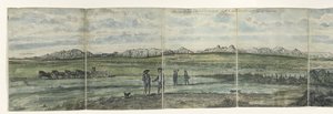 Panorama van Hottentots Holland door Jan Brandes