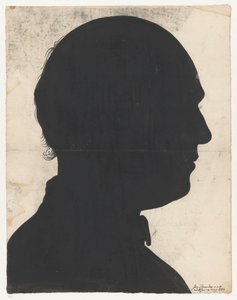 Silhouetportret van Jan Brandes