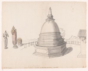 Singalese stupa te Moegerikalle