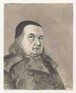 Zelfportret van Jan Brandes 1803 door Jan Brandes