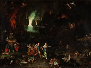 Aeneas en de Sibylle in de Onderwereld