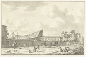 De scheepstimmerwerf te Rotterdam