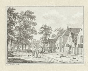 Gezicht te Gapinge door Jan Bulthuis