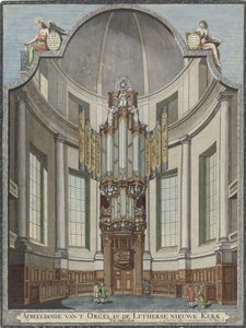 Orgel van de Nieuwe Lutherse Kerk te Amsterdam