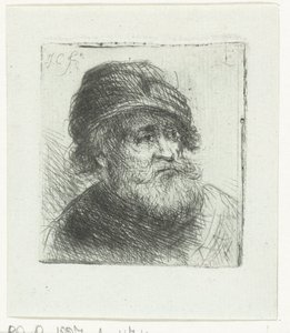 Oude man met tulband