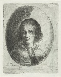 Portret van Christina Chalon door Jan Chalon