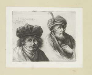 Twee mannen met hoed en tulband