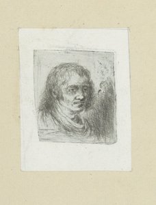 Volwassen man met halflang haar door Jan Chalon