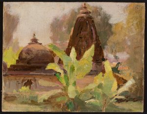 Ahmedabad - Jaintempel. Van een reis naar India door Jan Ciągliński