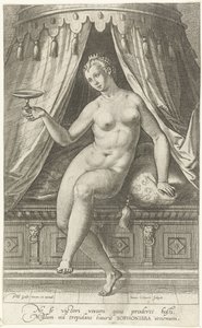 Dood van Sophonisba door Jan Collaert (II)