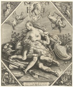 Venus en Mars door Jan Collaert (II)