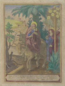 Vlucht naar Egypte door Jan Collaert (II)
