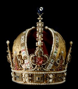 Kroon van de Keizer van het Heilige Roomse Rijk Rudolf II van Habsburg (1552-1612). Toegeschreven aan de goudsmid Jan Vermeyen (1559-1606) 1602 Wenen Kunsthistorisches Museum