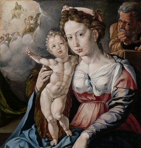 De Heilige Familie door Jan Cornelisz Vermeyen