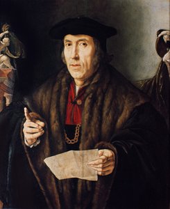 Portret van een Man, mogelijk rechter John More, vader van Sir Thomas More