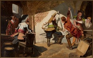 Duel in een taverne