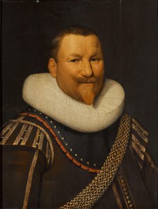 Portret van Pieter Pietersz Hein (1577-1629) door Jan Daemen Cool (workshop of)