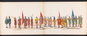 Maskerade van de Leidse studenten, 1865 (plaat 13) door Jan Daniël Cornelis Carel Willem baron de Constant Rebecque