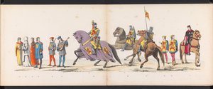 Maskerade van de Leidse studenten, 1865 (plaat 8) door Jan Daniël Cornelis Carel Willem baron de Constant Rebecque