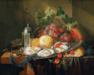 Ontbijt stilleven door Jan Davidsz de Heem