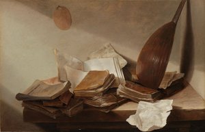 Stilleven met Boeken, 1625-30