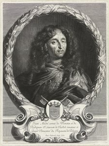 Portret van de dichter Jan Andrzej Morsztyn door Jan Edelinck