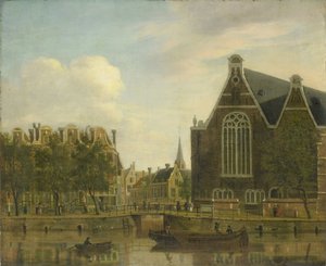 Het zogenaamde Boerenverdriet op het Spui, Amsterdam