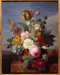 Bloemen in een Vaas door Jan Frans van Dael