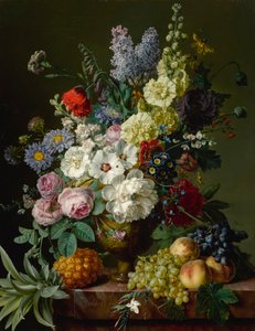 Stilleven van bloemen in een vaas