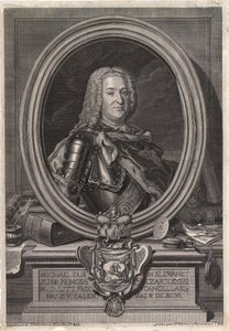Portret van Prins Michal Fryderyk Czartoryski door Jan Fryderyk Mylius