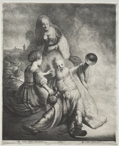 Lot en Zijn Dochters door Jan Georg van Vliet