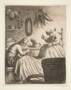 Zeilmakers door Jan Georg van Vliet