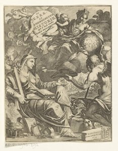 Allegorie op de kerk- en wereldgeschiedenis