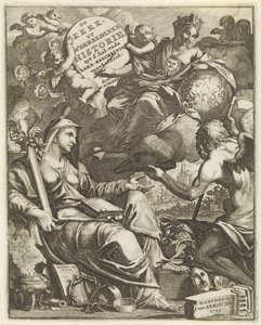 Allegorie op de kerk- en wereldgeschiedenis