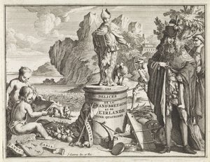 Voetstuk met de heilige Thomas Becket door Jan Goeree