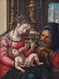 De Heilige Familie door Jan Gossaert