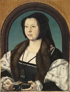 Portret van Anna de Berghes, ca. 1526-30 door Jan Gossaert